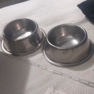 Food and water dishes